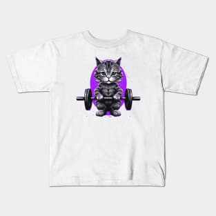 Gym Cat Kids T-Shirt